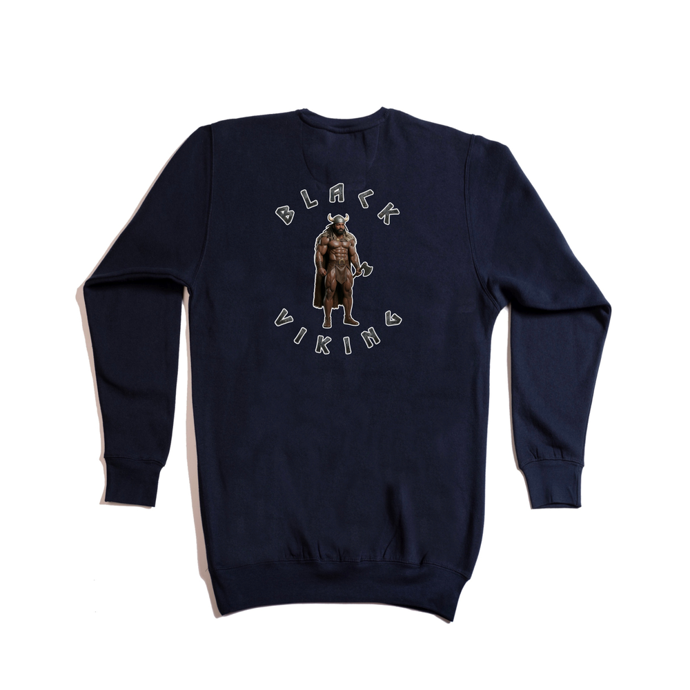 Black Vikings Bulk Crewneck Sweatshirt