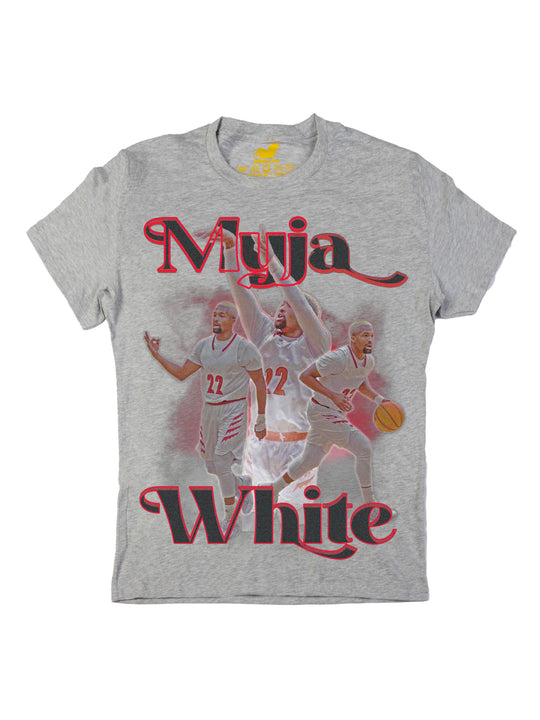 Myja White Oversized Print
