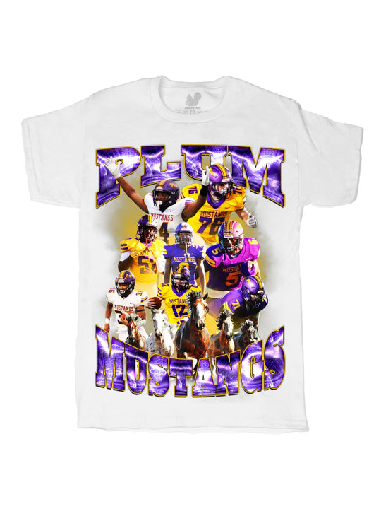 Plum Mustang Collab Oversized Print