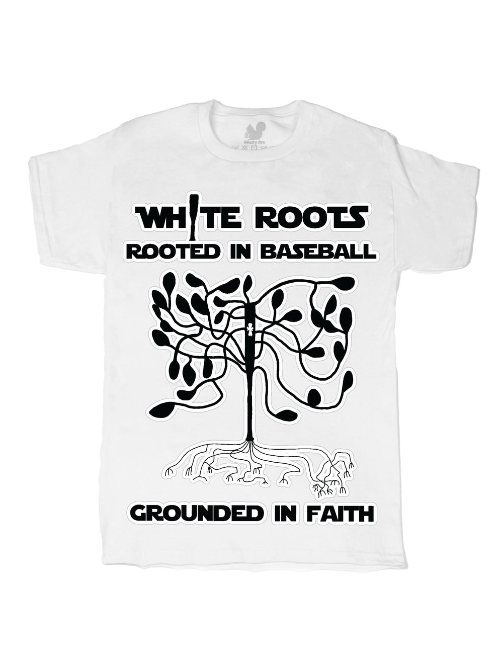 White Roots Oversized Print