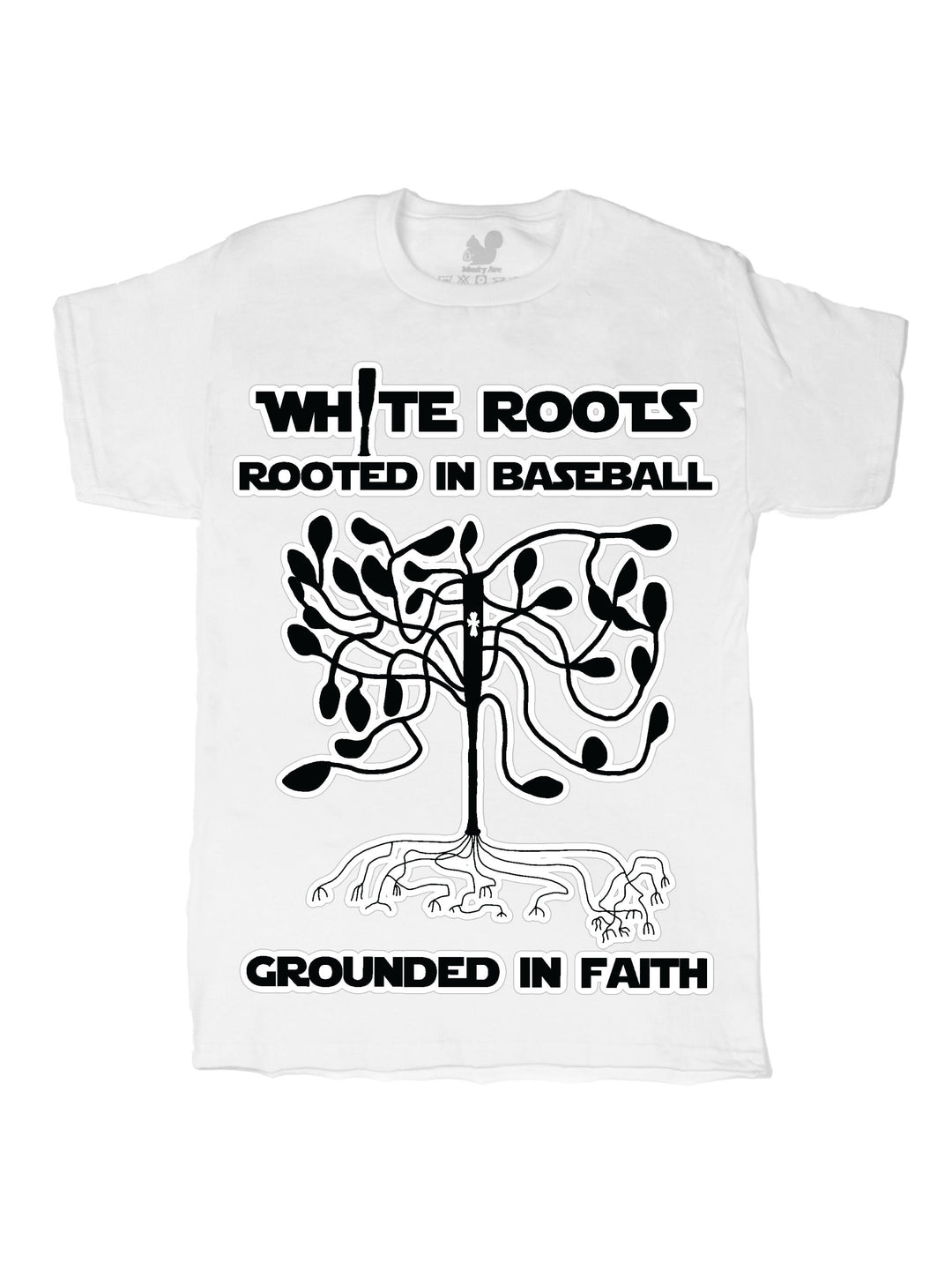 White Roots Oversized Print