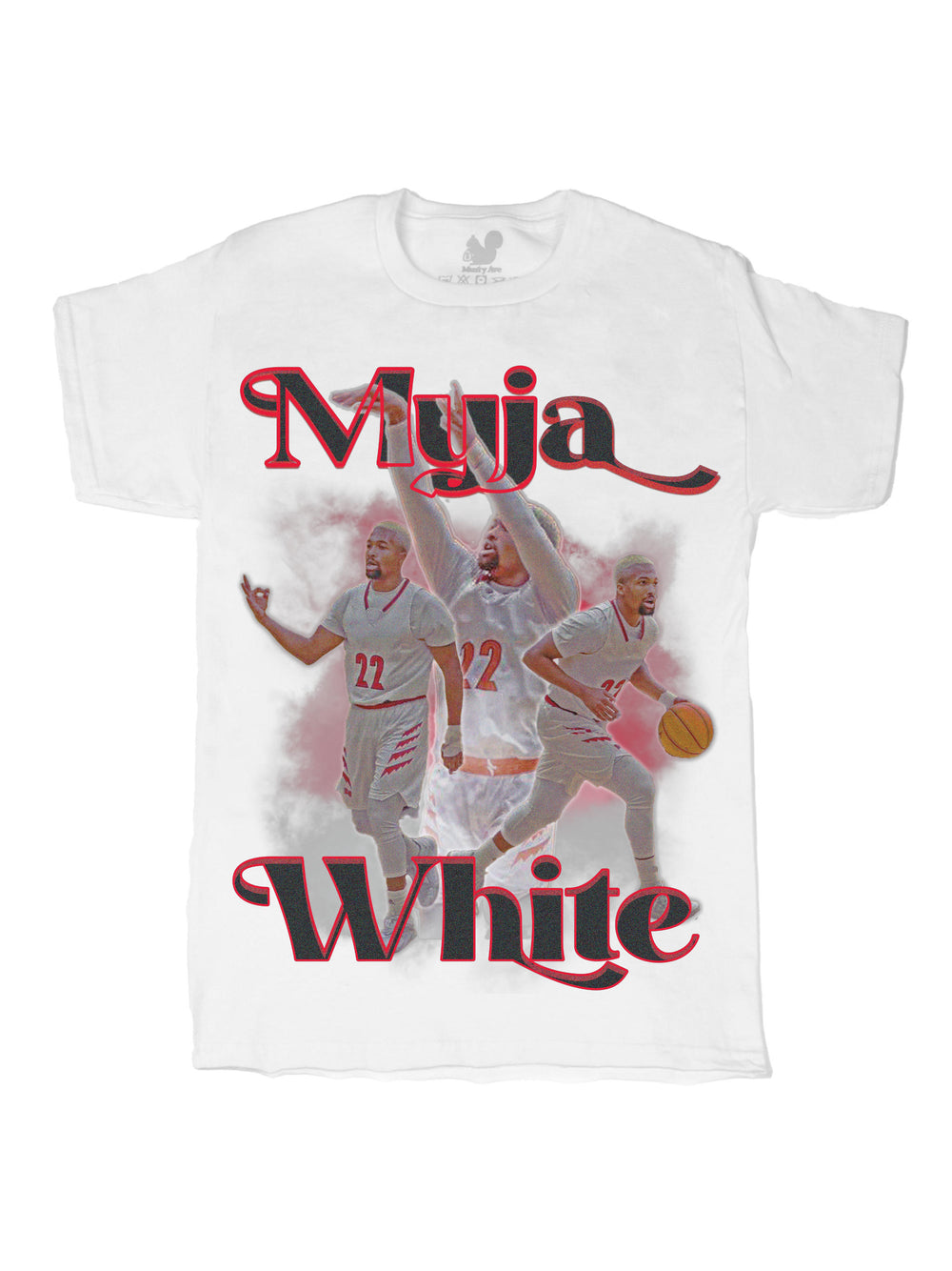 Myja White Oversized Print