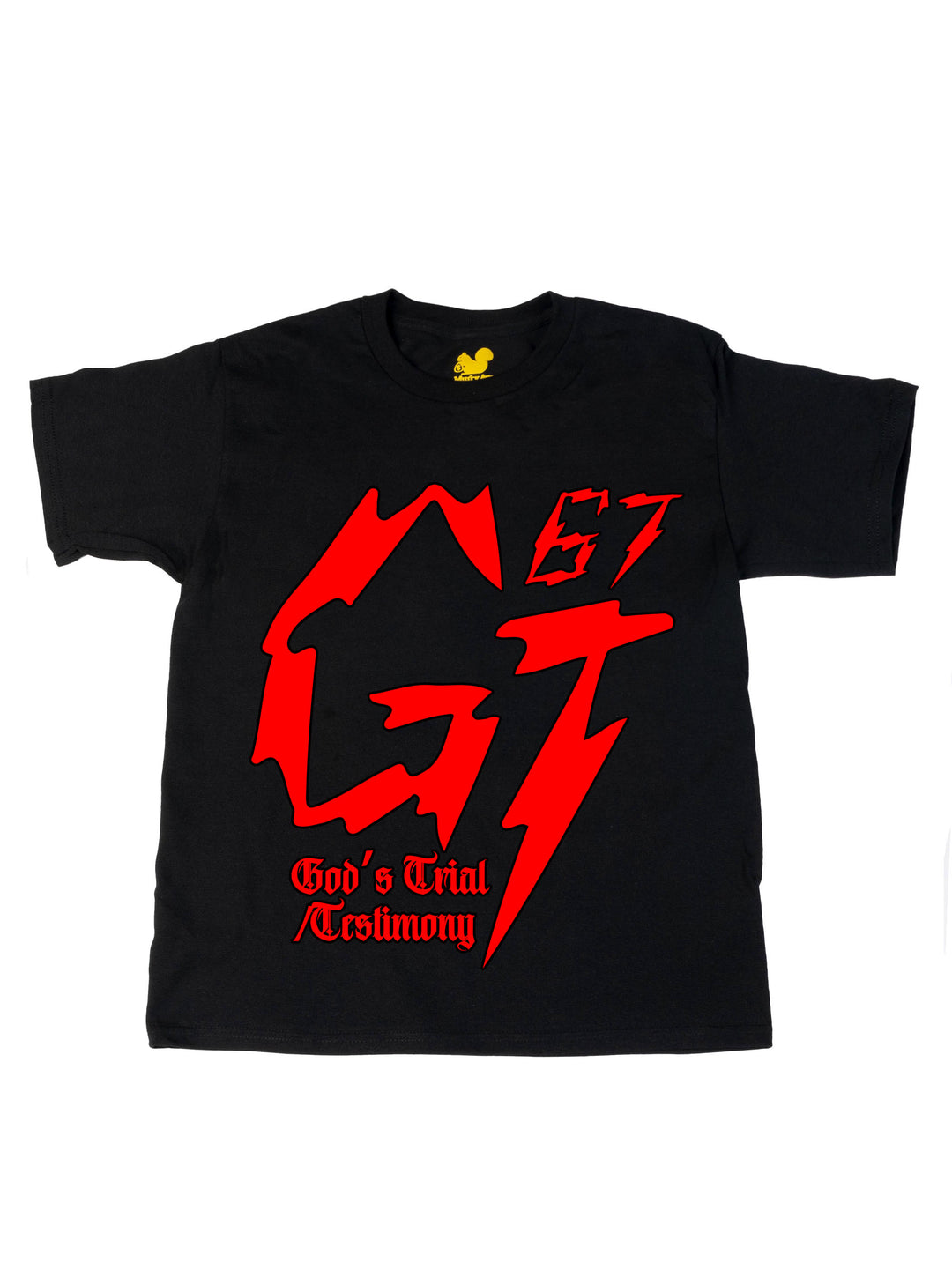 James Glover Tyson Logo Red Oversize Print