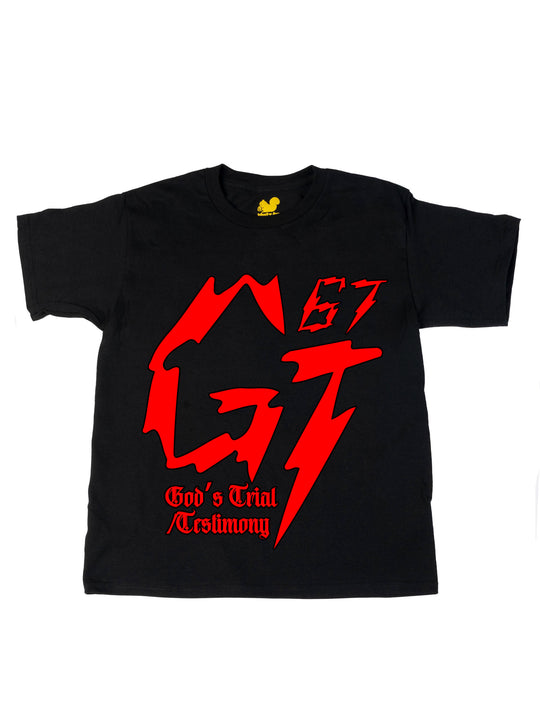 James Glover Tyson Logo Red Oversize Print