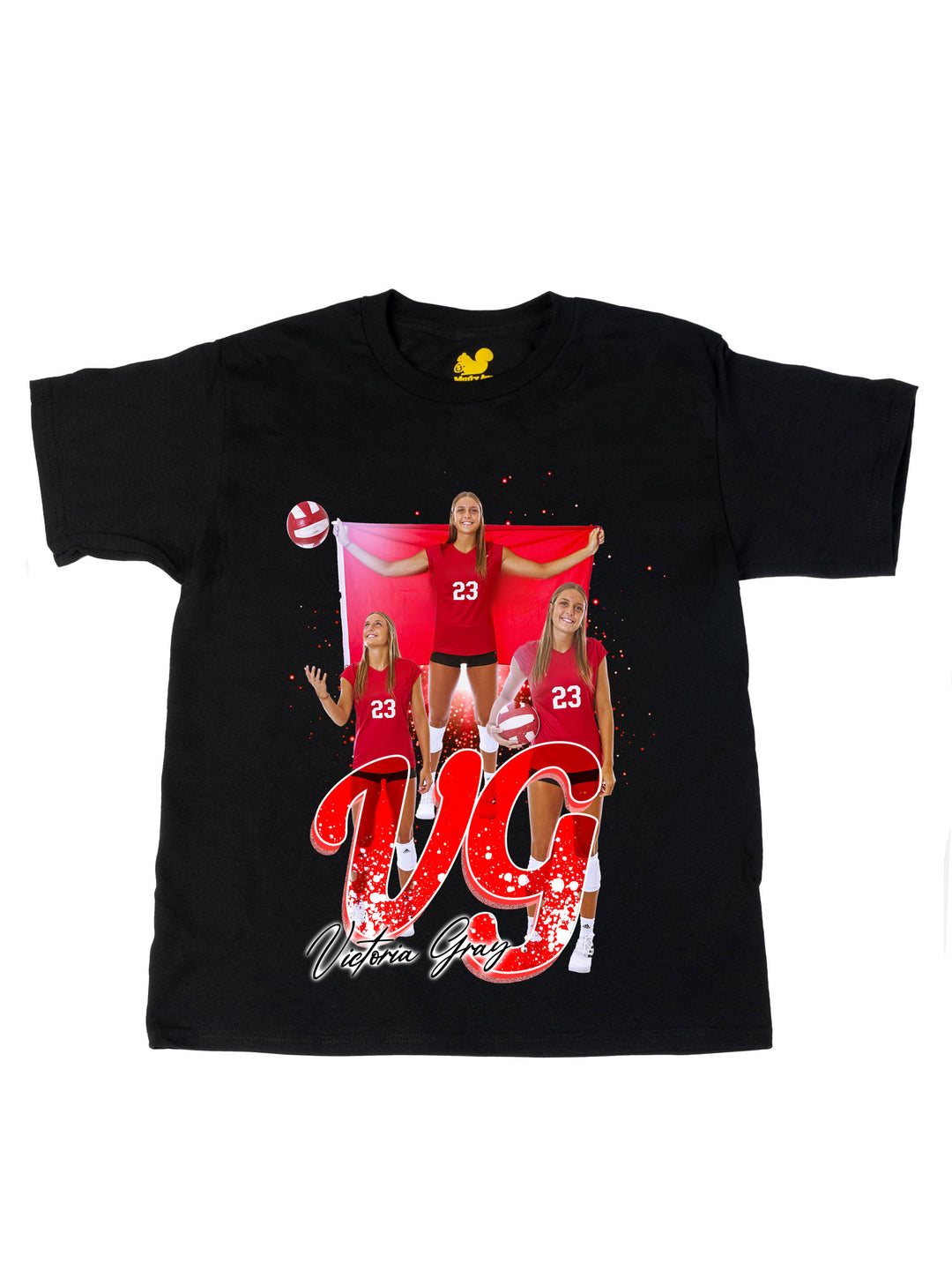 Victoria Gray Initials Oversize Print