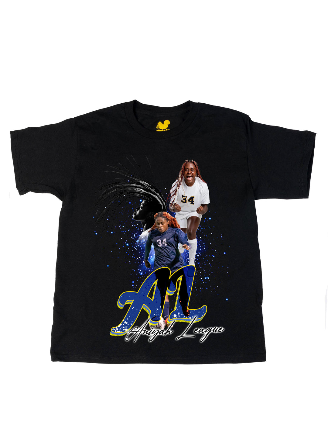 Aniyah League Initials Oversize Print