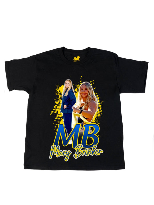Mary Brinker Initials Oversize Print