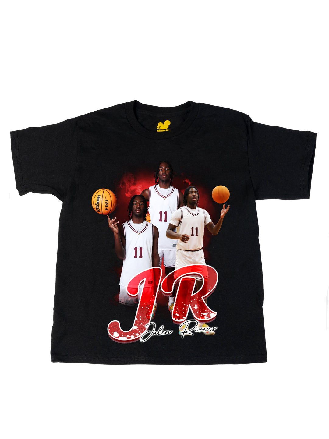 Jalen Rivens Initials Oversize Print