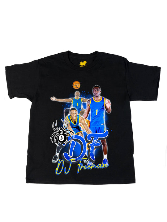 DJ Freeman Initials Oversize Print