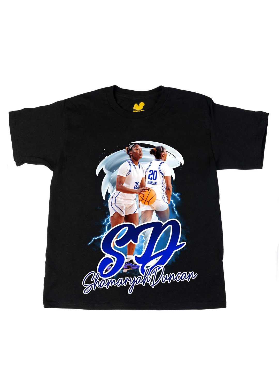 Shamaryah Duncan Initials Oversize Print