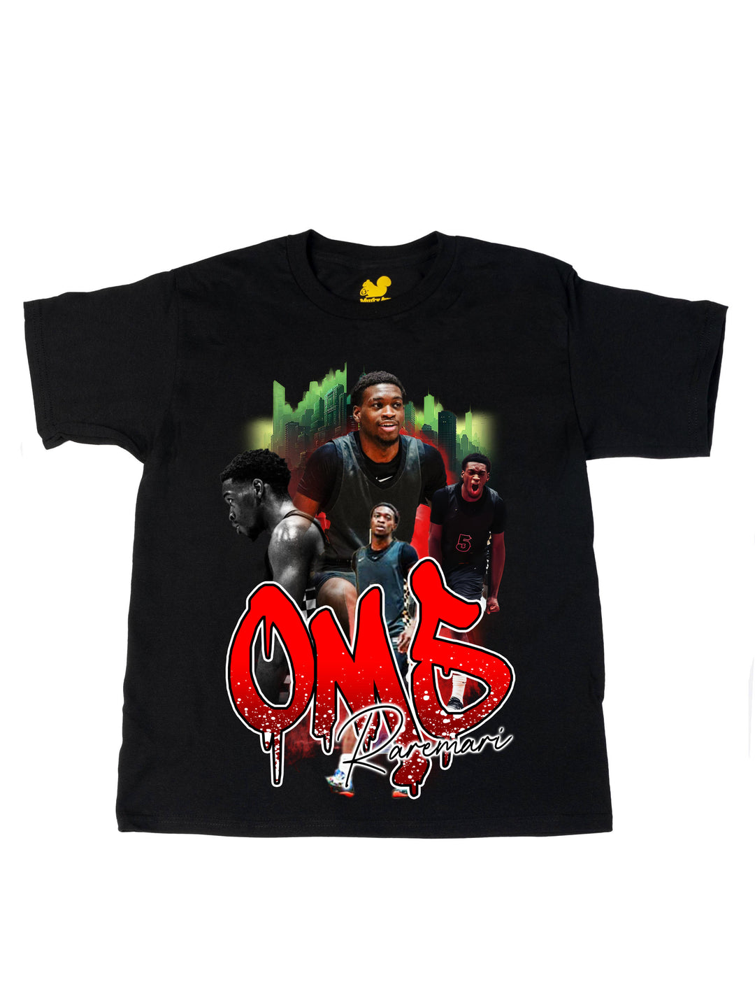 Omari Moore Initials Oversize Print