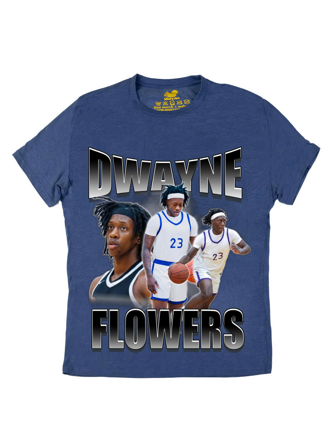 Dwayne Flowers Collage Oversize Print