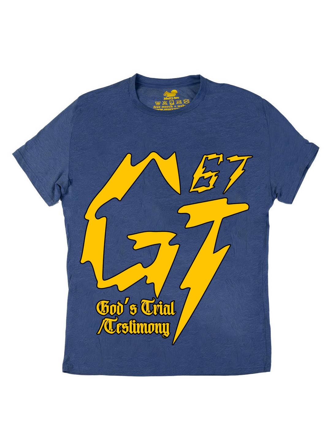 James Glover Tyson Logo Yellow Oversize Print