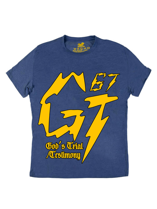 James Glover Tyson Logo Yellow Oversize Print