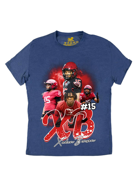 Xaden Benson Initials Oversize Print