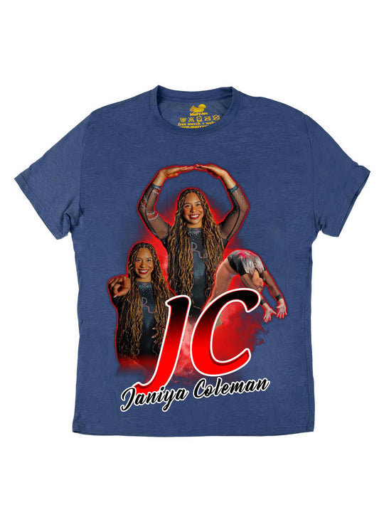 Janiya Coleman Initials Oversize Print