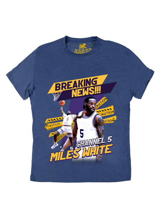 MIles White Collage Oversize Print