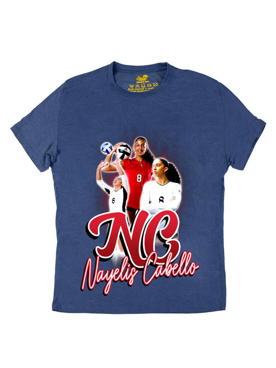 Nayelis Cabello Initials Oversize Print