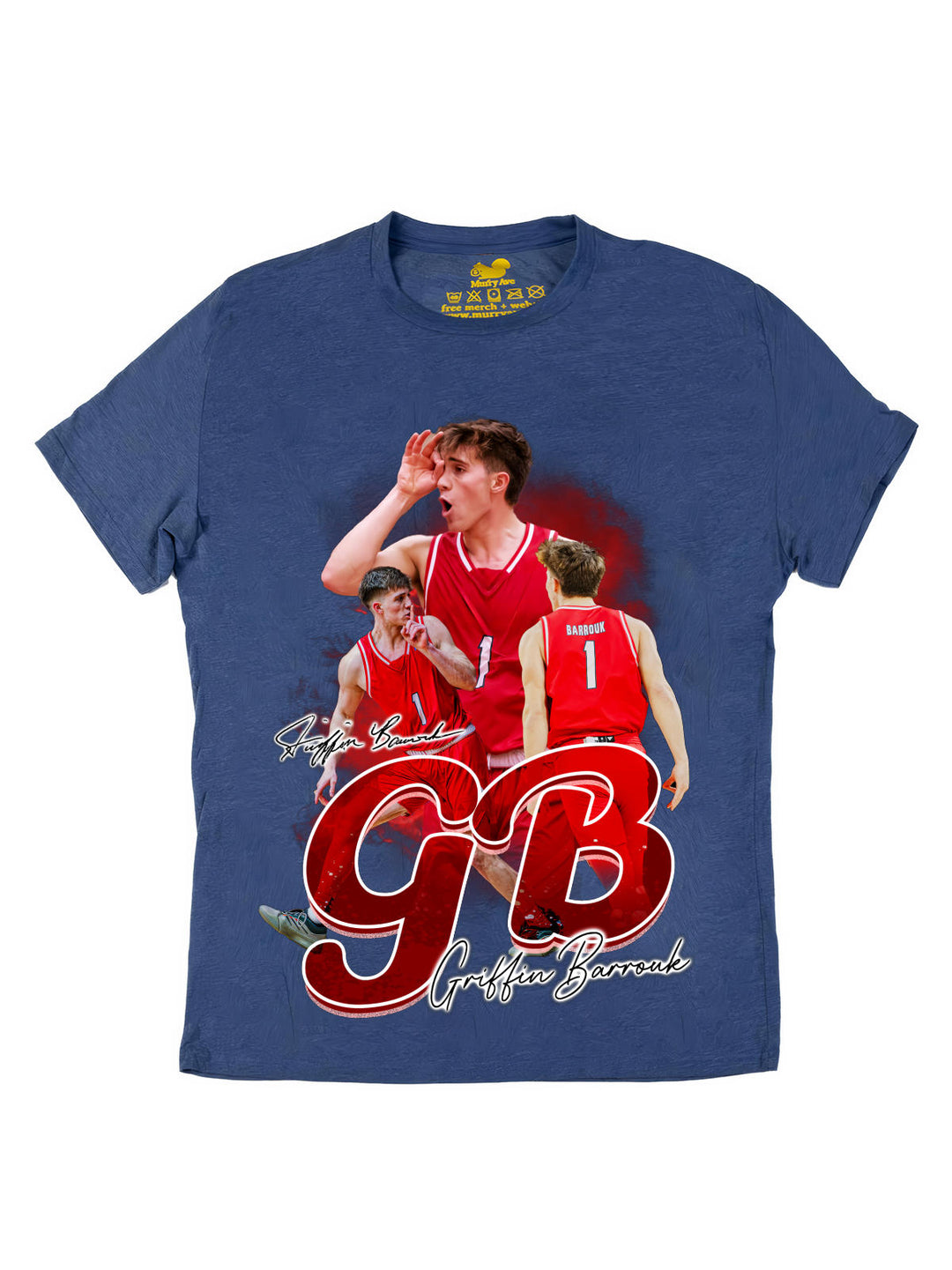 Griffin Barrouk Initials Oversize Print
