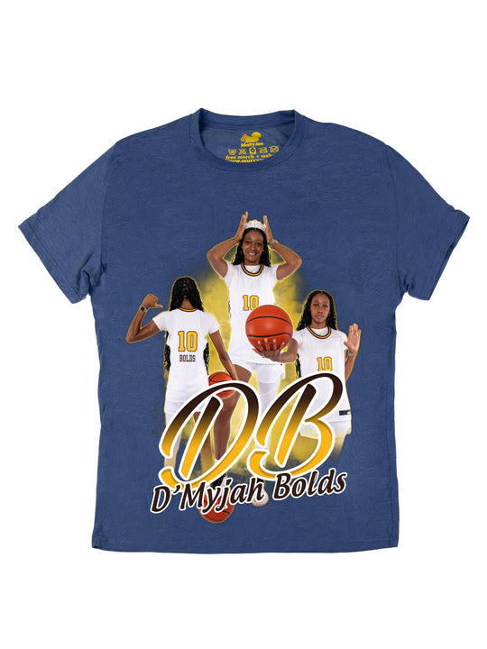 DMyjah Bolds Initials Oversize Print