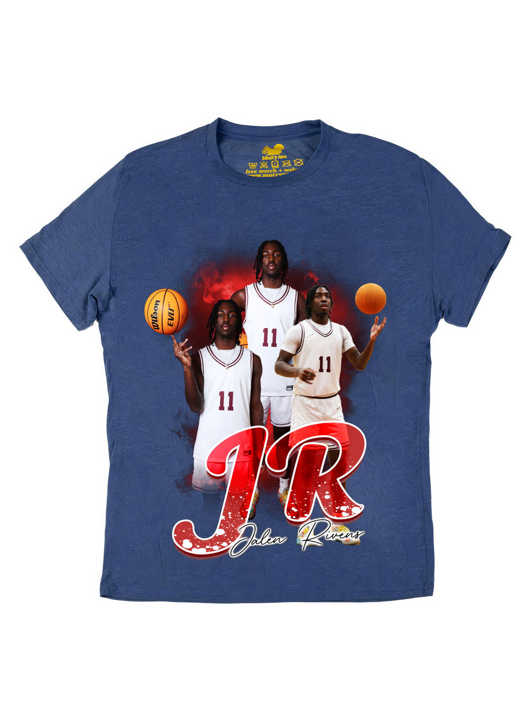 Jalen Rivens Initials Oversize Print