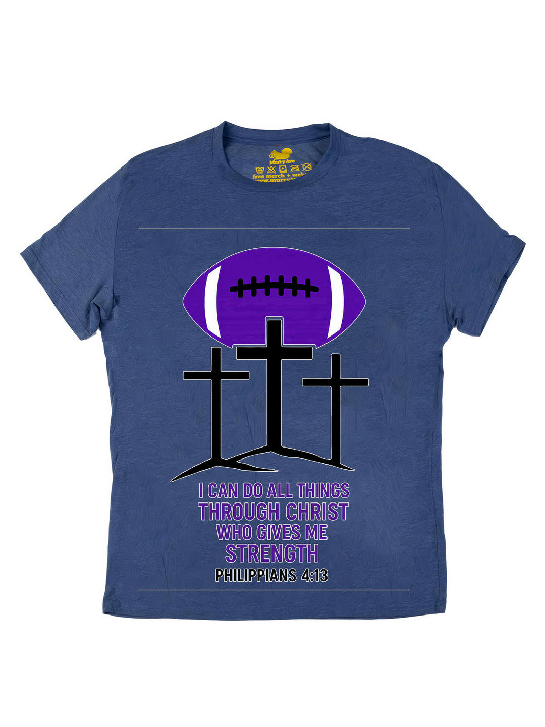 Football Cross Oversize Print