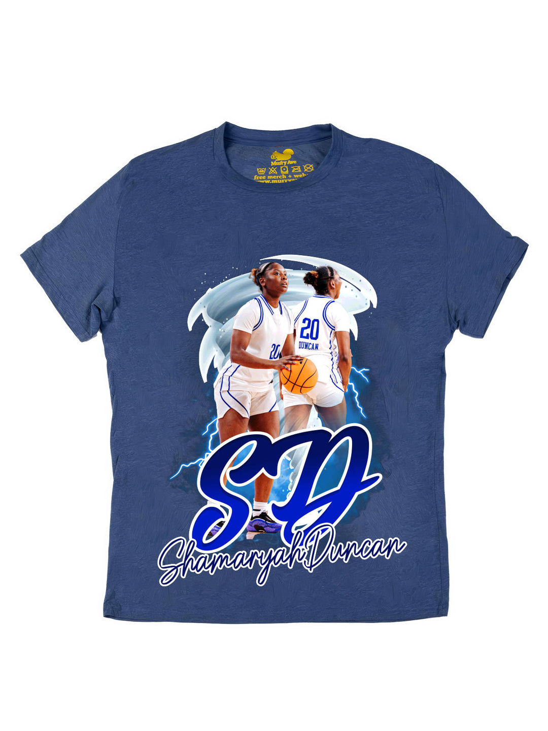 Shamaryah Duncan Initials Oversize Print