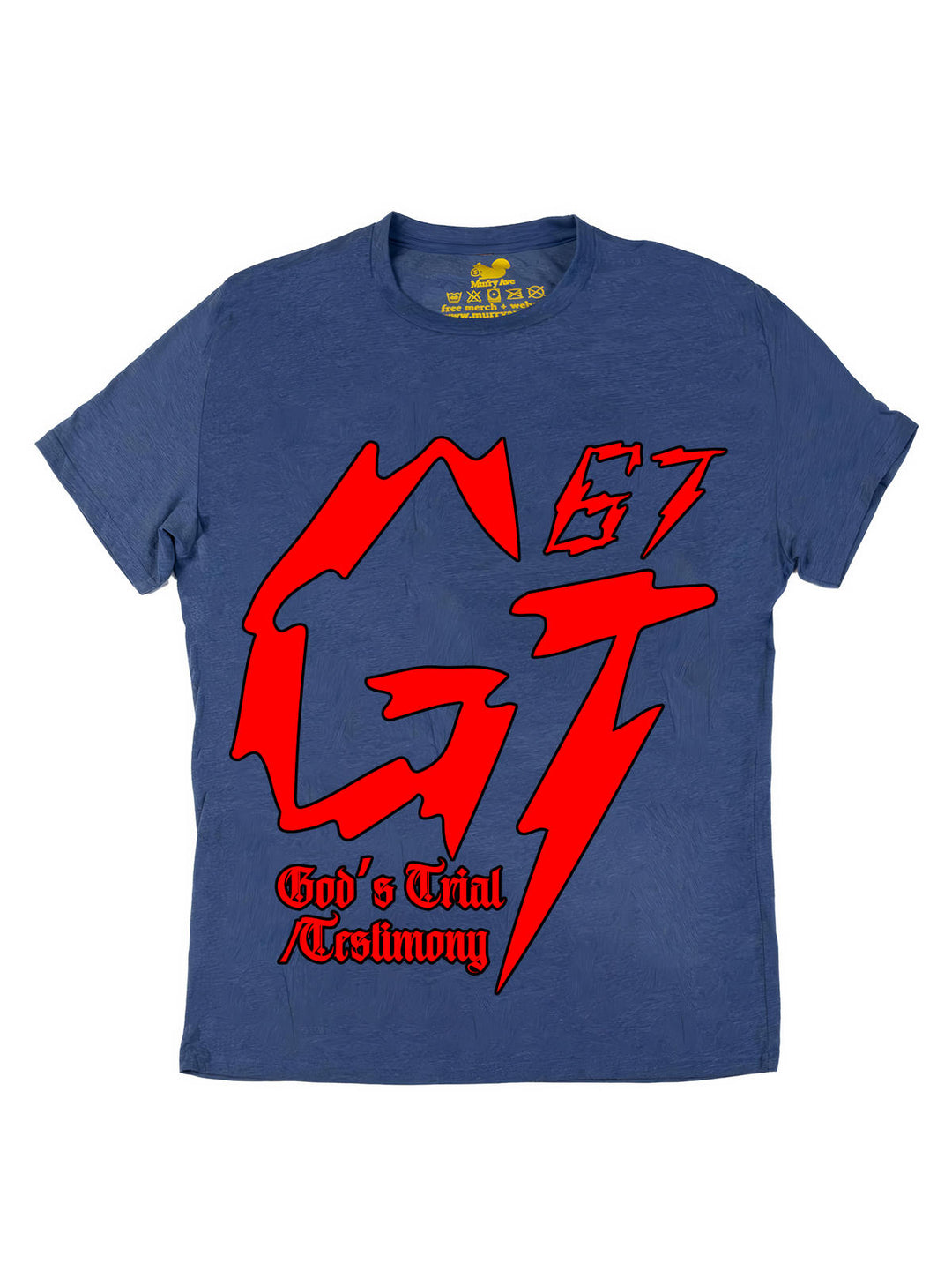 James Glover Tyson Logo Red Oversize Print