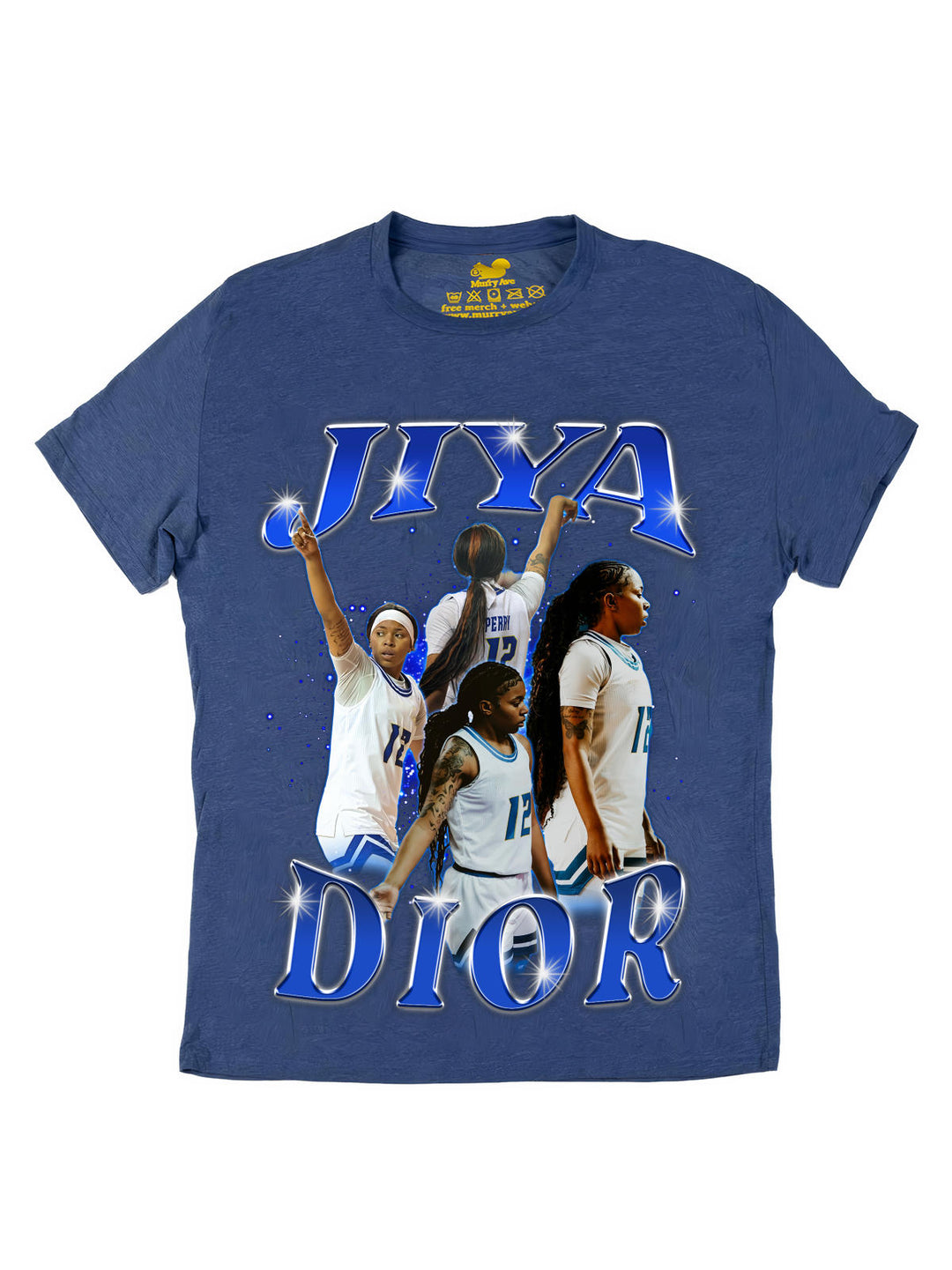 Jiya Perry Collage Oversize Print