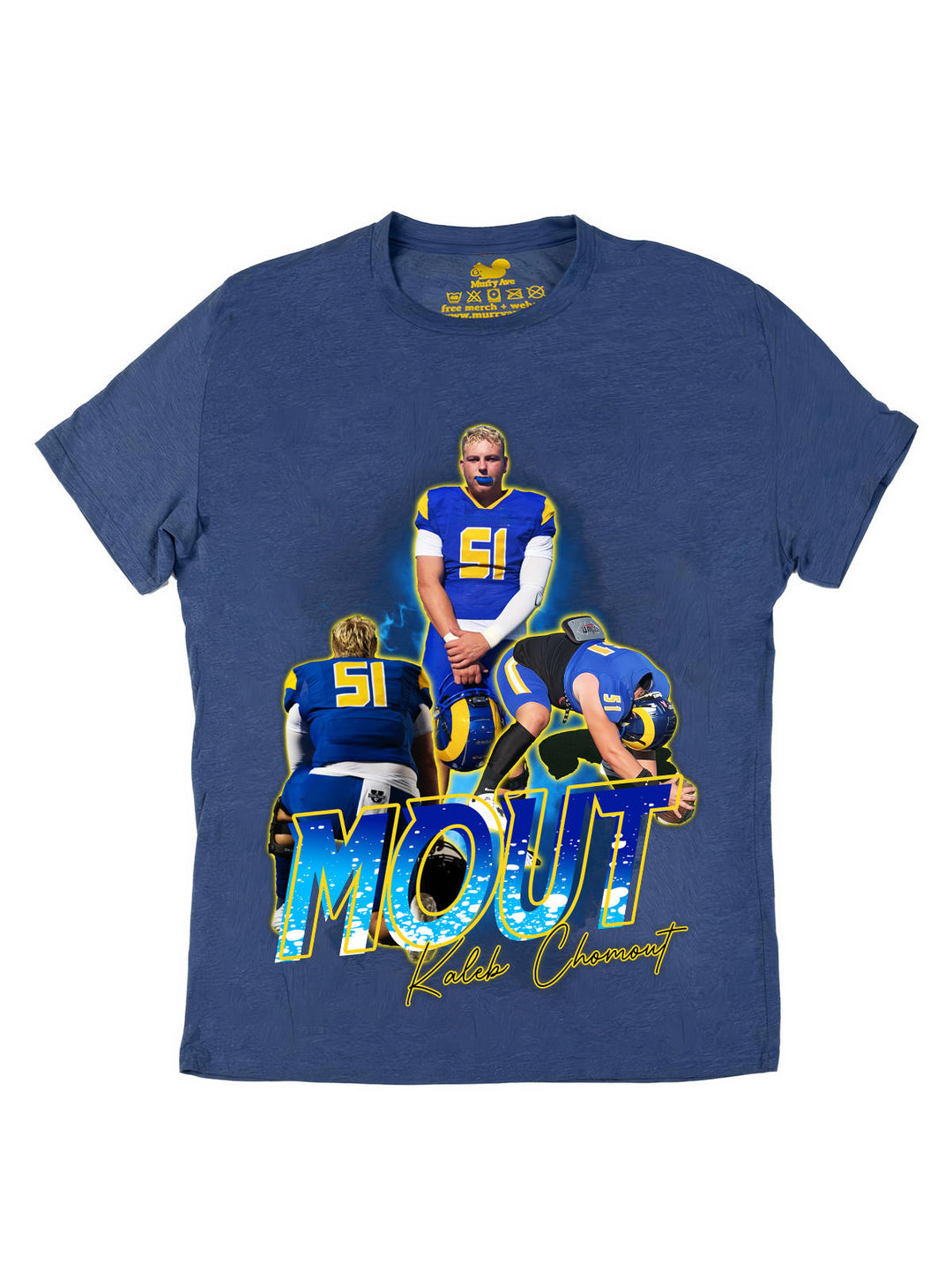 Kaleb Chomout Initials Oversize Print