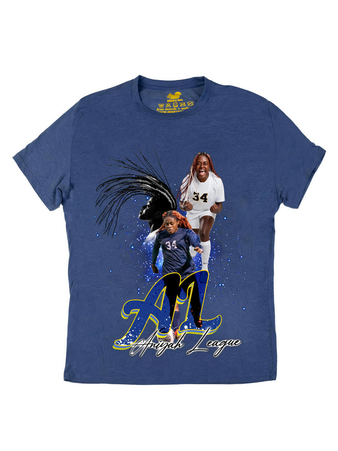 Aniyah League Initials Oversize Print