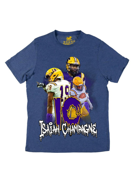 Isaiah Champagne Oversize Print