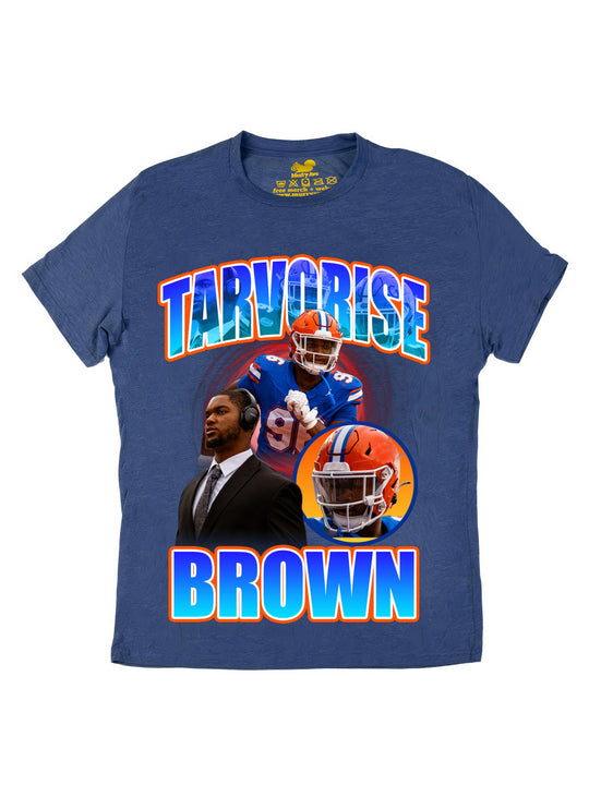 Tarvorise Brown Collage Oversize Print