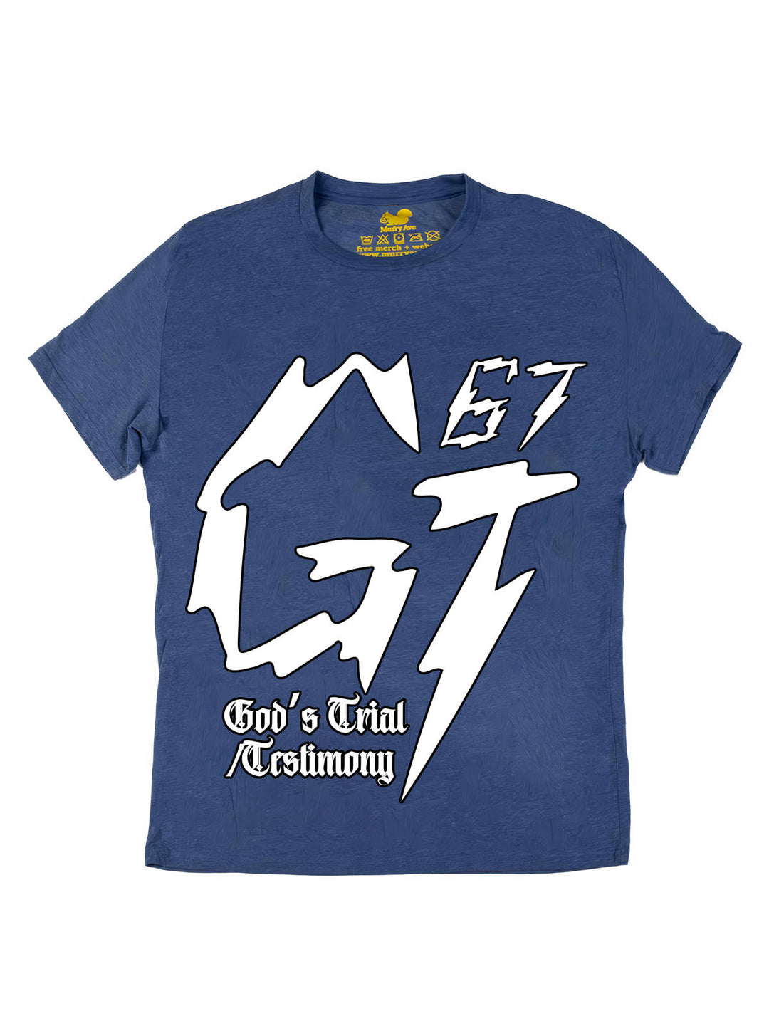 James Glover Tyson Logo White Oversize Print