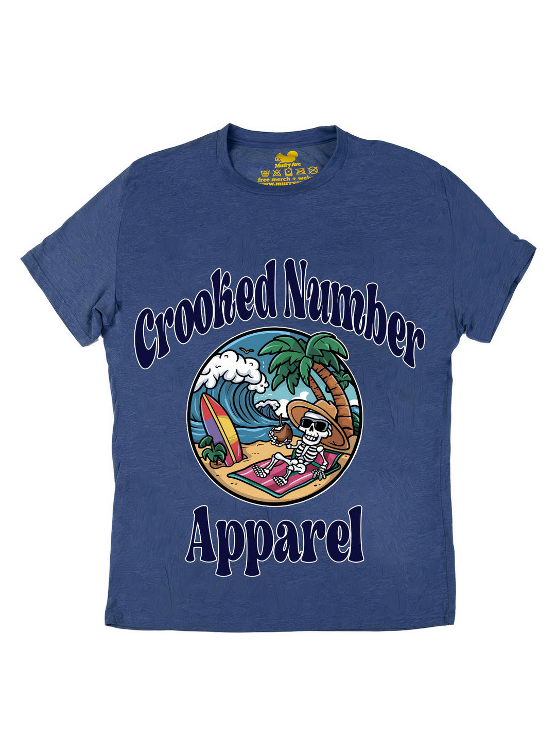Crooked Number Apparel Oversize Print