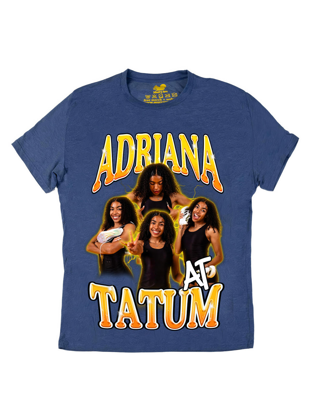 Adriana Tatum Collage Oversize Print