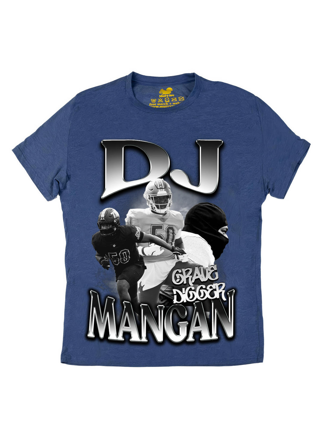 DJ Mangan Initials Oversize Print