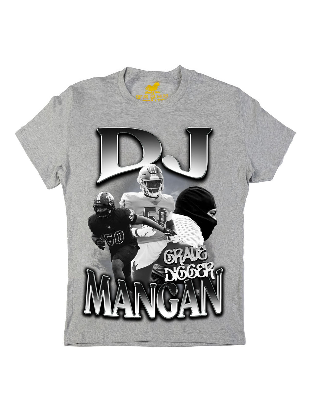 DJ Mangan Initials Oversize Print