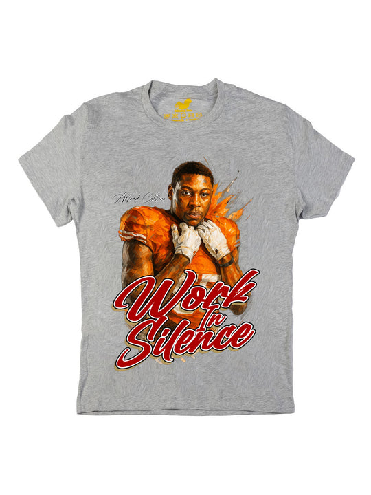 Work In Silence Portrait Oversize Print