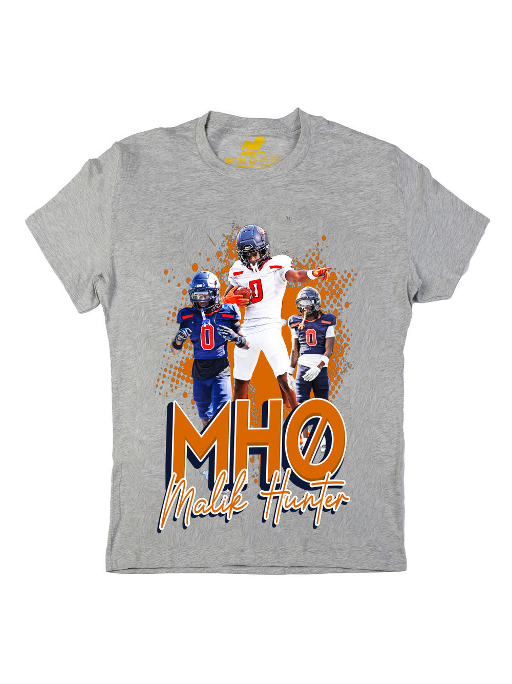Malik Hunter Initials Oversize Print