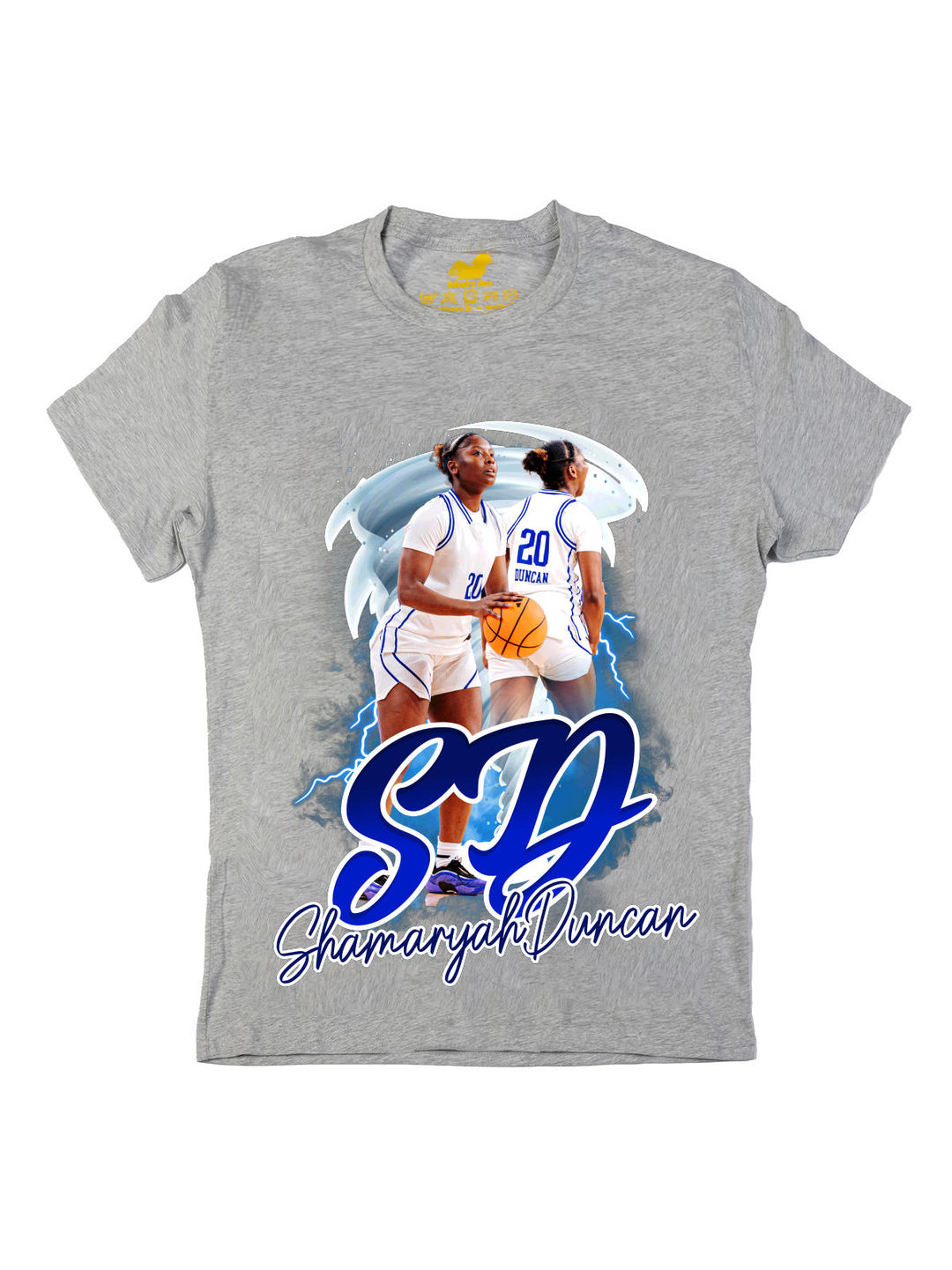 Shamaryah Duncan Initials Oversize Print