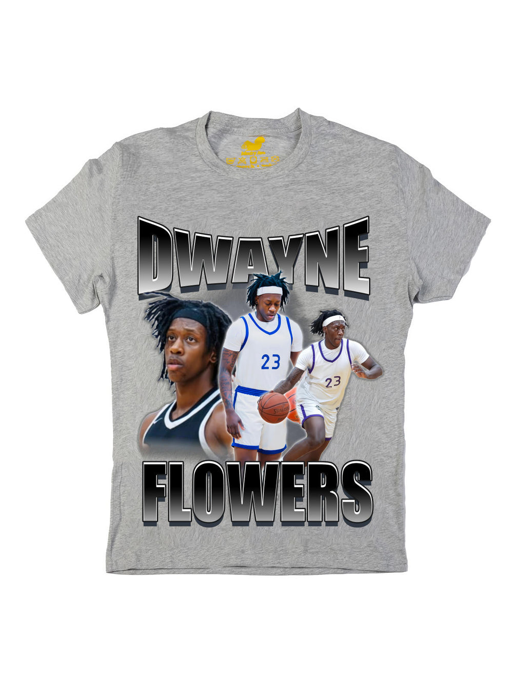 Dwayne Flowers Collage Oversize Print