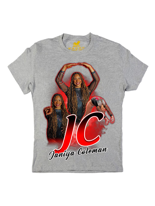 Janiya Coleman Initials Oversize Print