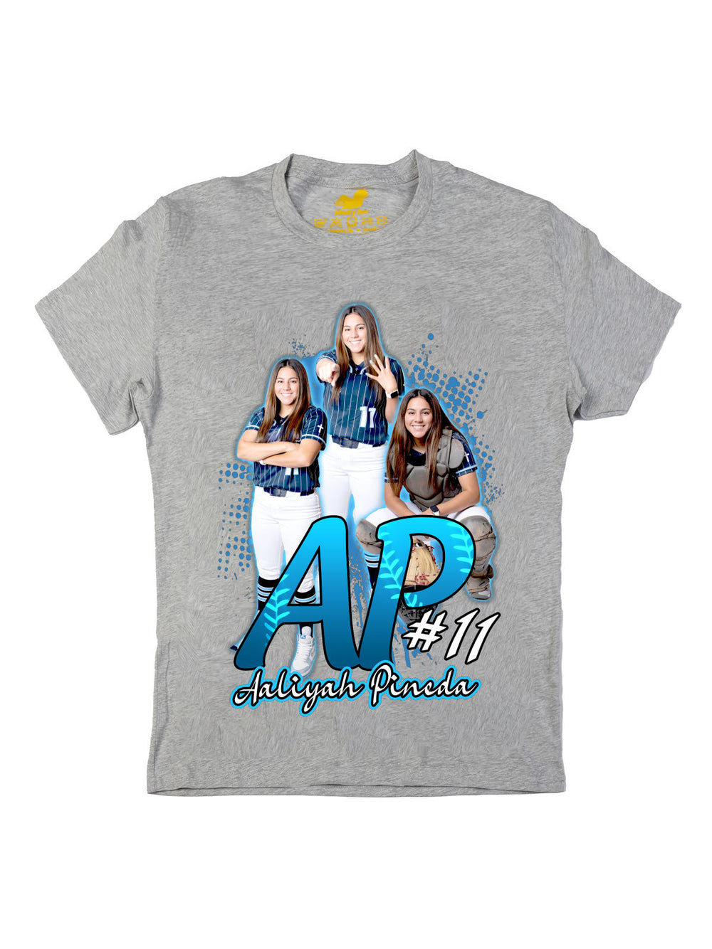 Aaliyah Pineda Initials Oversize Print