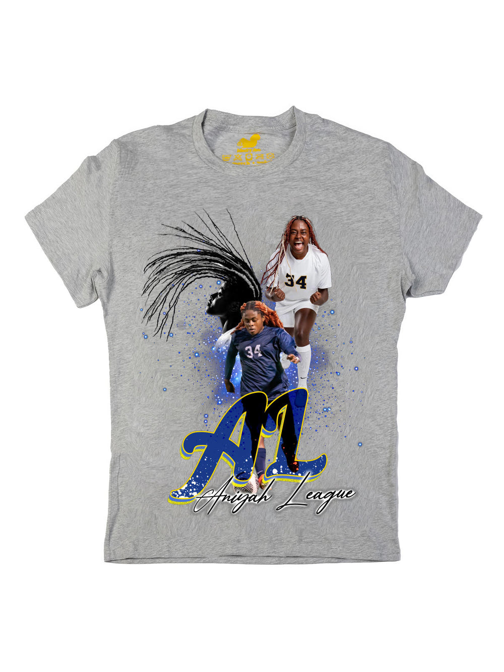 Aniyah League Initials Oversize Print