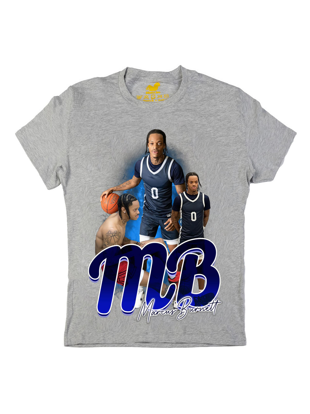 Marcus Burnett Initials Oversize Print