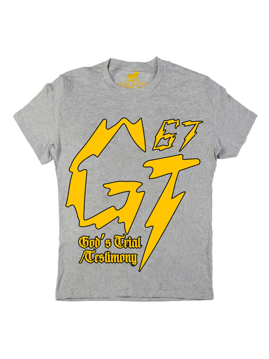 James Glover Tyson Logo Yellow Oversize Print