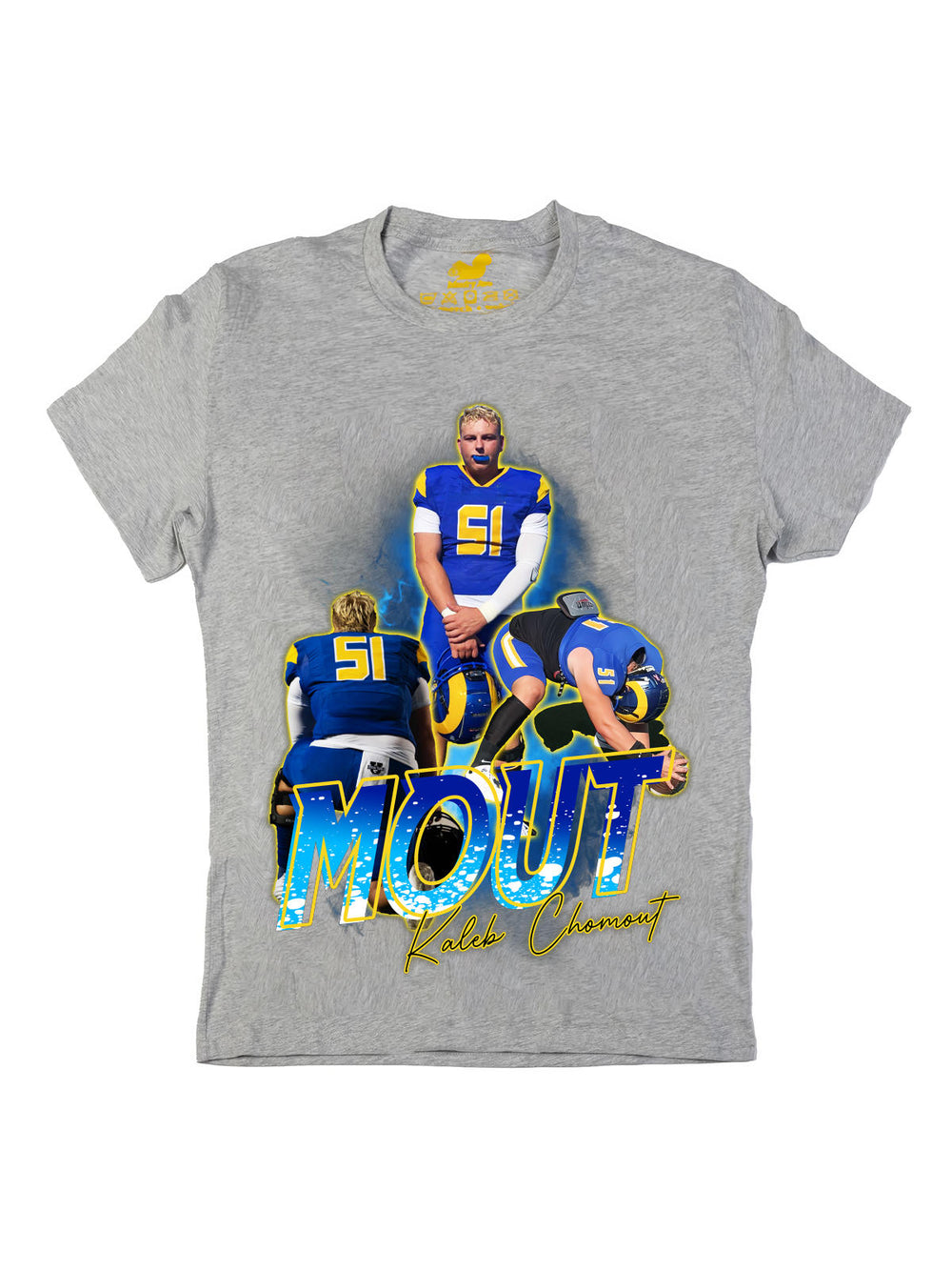 Kaleb Chomout Initials Oversize Print