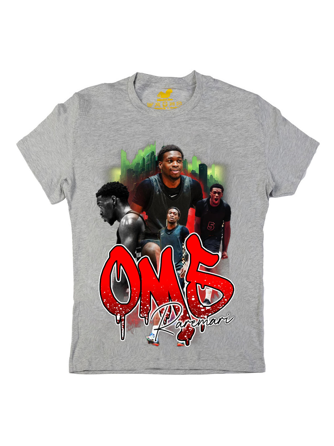 Omari Moore Initials Oversize Print