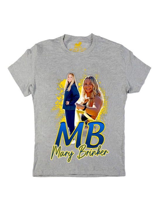 Mary Brinker Initials Oversize Print